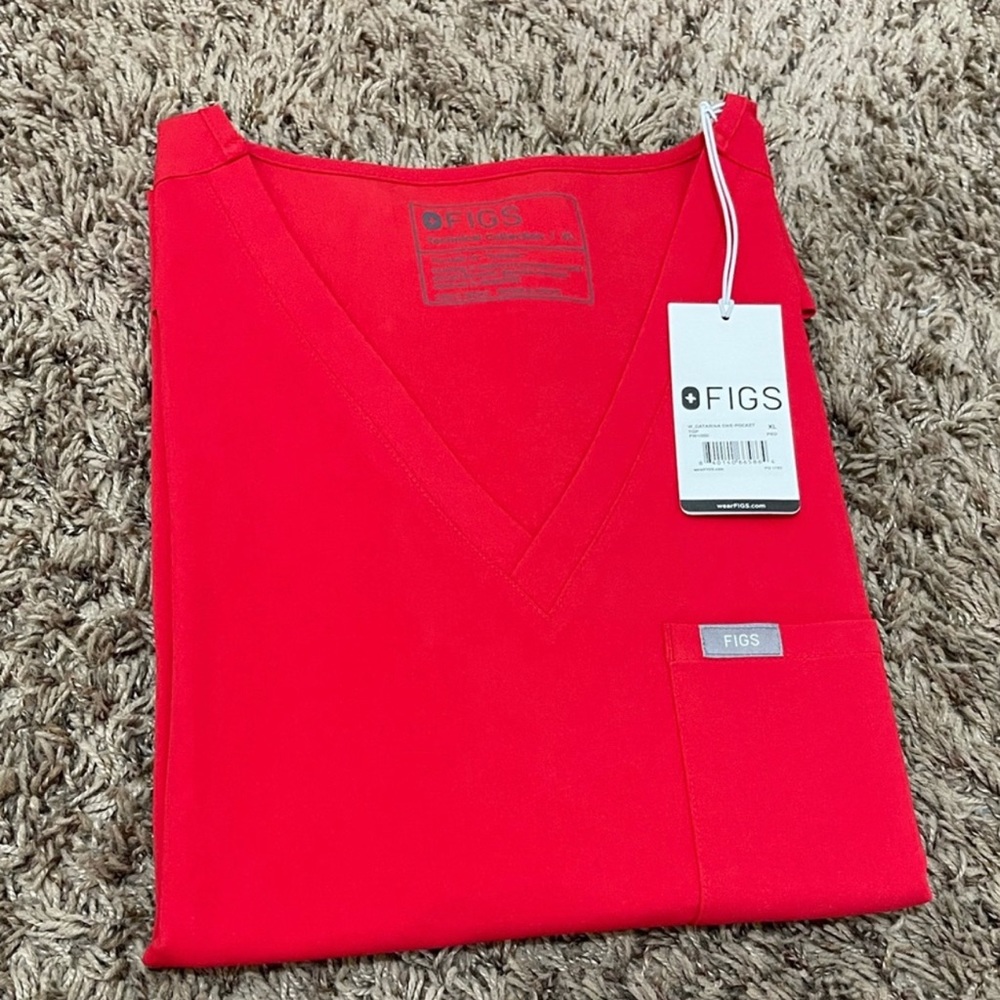 Figs POP Red XS catarina NWT
